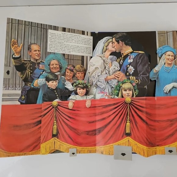 The Royal Family (Princess Diana) Pop-Up Book Patrick Montague Smith - Picture 7 of 9